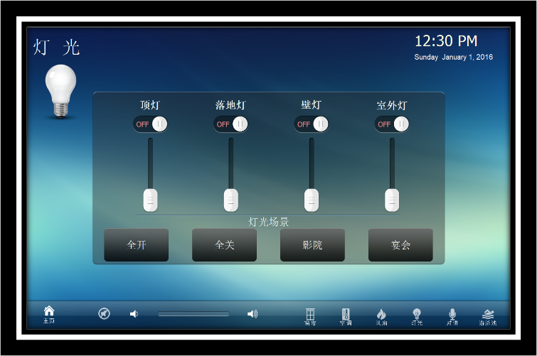 智能家居控制系统(图1) 智能家居控制系统(图1)